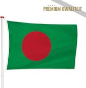 Bengaalse Vlag Bangladesh 150x225cm - Kwaliteitsvlag - Geschikt voor buiten