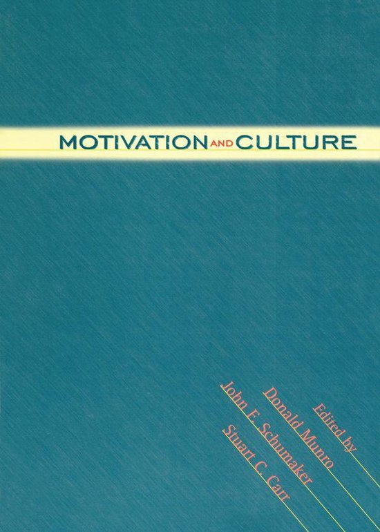 Motivation and Culture - cover