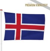 Ijslandse Vlag Ijsland 200x300cm - Kwaliteitsvlag - Geschikt voor buiten
