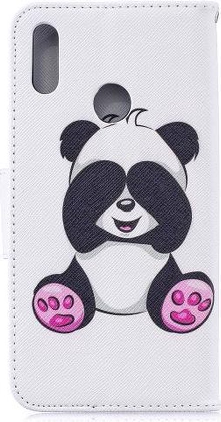 Panda beertje agenda wallet case hoesje Huawei Y6 (2019) - Merkloos