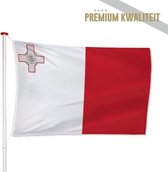 Maltese Vlag Malta 100x150cm - Kwaliteitsvlag - Geschikt voor buiten