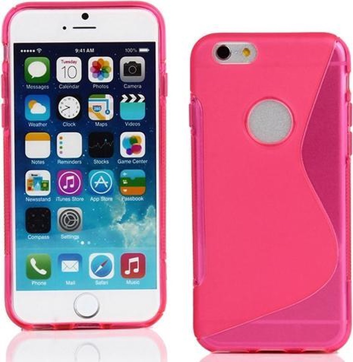AA iPhone 6/6s S-Line (Roze) Gel Case