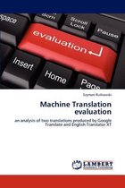 Machine Translation evaluation