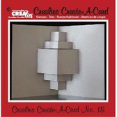 Crealies Create A Card no. 18 stans voor kaart CCAC18