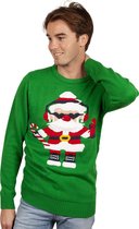 Foute Kersttrui "Cool Santa" - 3D Kersttrui - Christmas Sweater - Heren | Mannen Maat XL