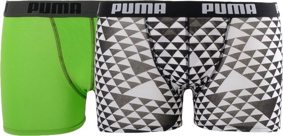 Foto: Puma graphic sportonderbroek kinderen maat 128 groen zwart wit