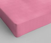 Hoogwaardige Katoen Hoeslaken Roze | 200x220 | Ademend  En Vochtabsorberend| Fijn Geweven