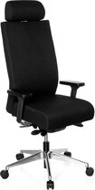 hjh office Pro Tec XXL - Chaise de bureau - Robuste - Entièrement rembourré - Noir