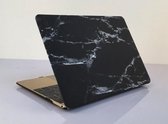 Marmer soft touch case MacBook Pro 15'' Zwart