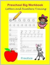 Preschool Big Workbook Letters and Number Tracing Practice