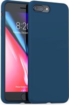 Silicone case geschikt voor Apple iPhone 8 Plus / 7 Plus - blauw