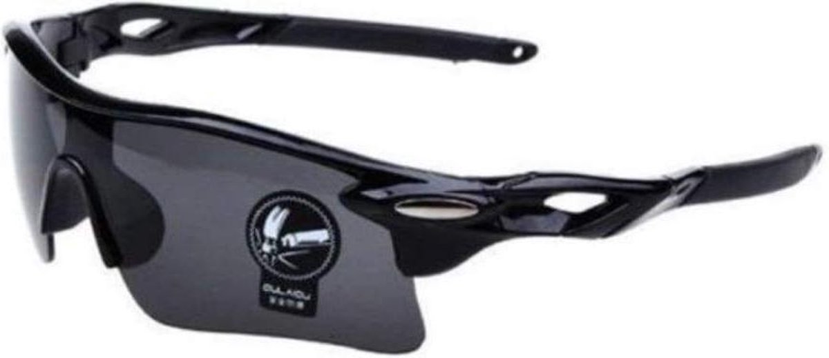 Wielren - Schaats - Ski & Snowboard Bril - Volwassenen - Fietsbril - Zwarte Lens