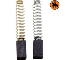Koolborstelset voor Black & Decker GE100 - 6,3x6,3x11mm