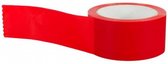 PP-acryl tape. Rood. 50mm x 66mtr. 6 rollen + Kortpack pen (020.0807)