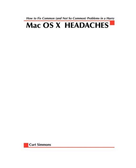 Mac X OS Headaches - cover