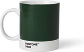 Pantone Koffiebeker - Bone China - 375 ml - Dark Green 3435 C