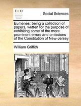 Titelpagina van Eumenes: een collectie papers over de grondwet van New-Jersey door William Griffith. Een illustratie toont twee mannen in een interieur.