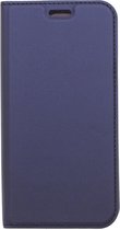 DUX DUCIS - Geschikt voor - iPhone Xr Hoesje - Book Case Business Donker Blauw