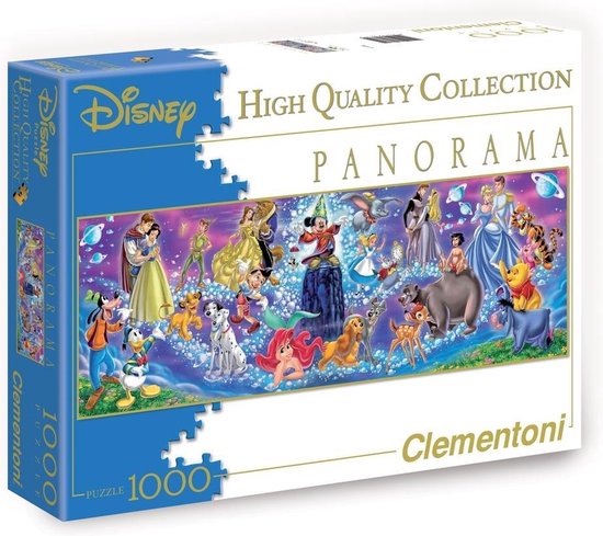 Enzovoorts Onschuld Verpersoonlijking Clementoni High Quality Collection Panorama Disney Family Puzzel (1000  stukjes)Clementoni | bol.com