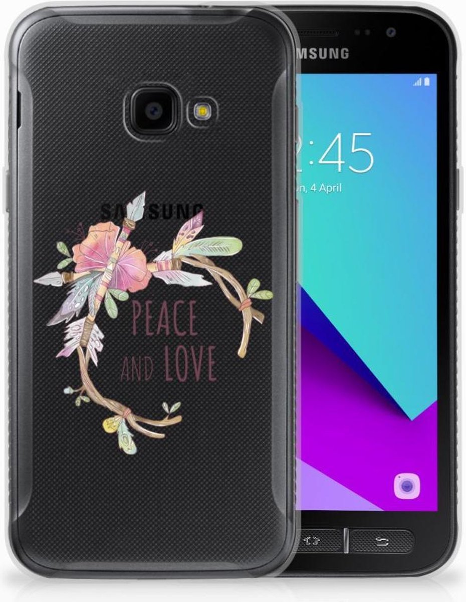 Samsung Galaxy Xcover 4 | Xcover 4s Telefoonhoesje met Naam Boho Text