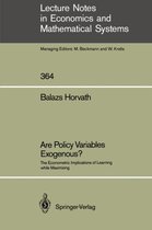 Are Policy Variables Exogenous?