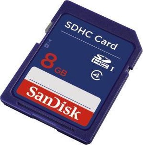 SanDisk SDHC kaart 8 Gb - geheugenkaart - SanDisk