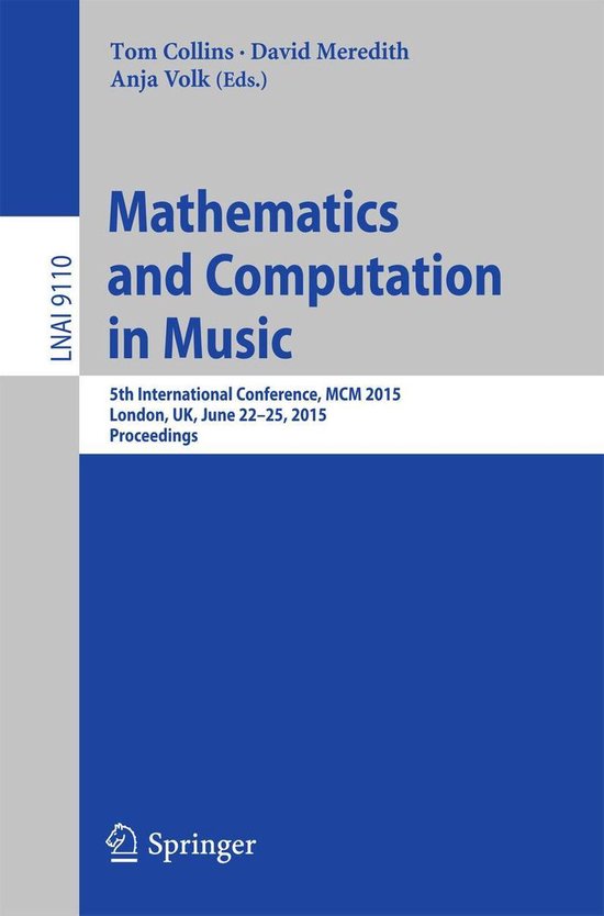Lecture Notes in Computer Science 9110 - Mathematics and Com ... - cover