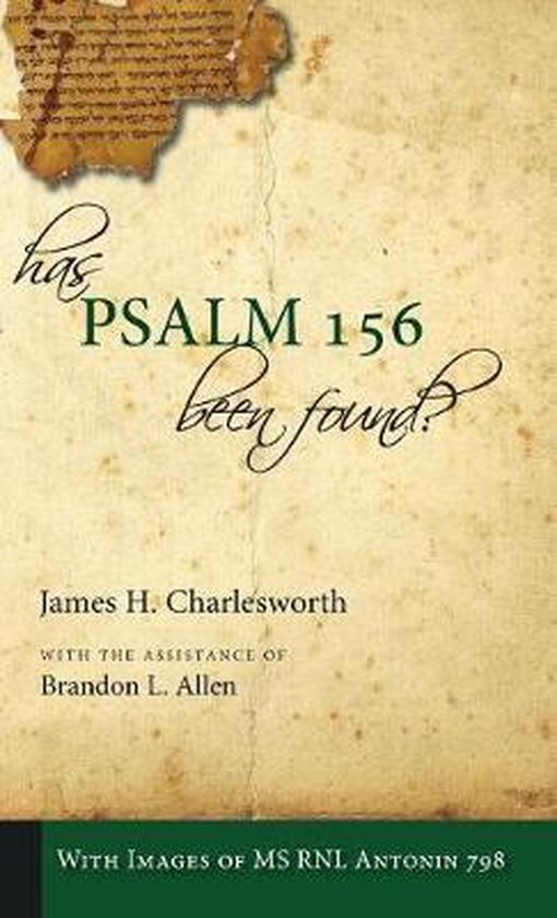 Has Psalm 156 Been Found? - cover