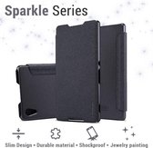 Nillkin Leather Case Sony Xperia Z3+ - Sparkle Series - Black