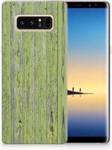 Samsung Galaxy Note 8 TPU Hoesje Design Green Wood