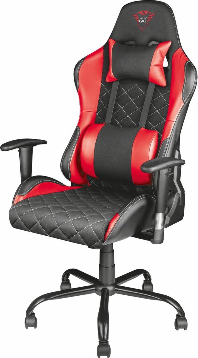 bol com trust gxt 707 resto gaming stoel bureaustoel zwart rood
