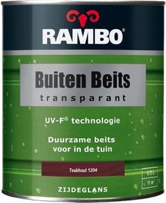 elleboog Melodrama Memo Rambo Buiten Beits Transparant 0,75 liter - Teakhout | bol.com