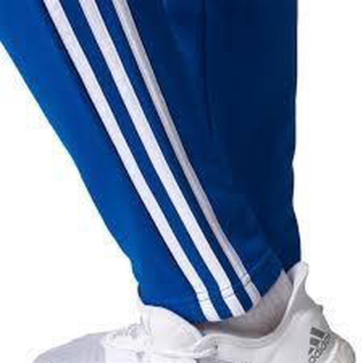 Adidas Heren Joggingbroek met rechte pijp - Kobalt/Wit - Maat XL | bol