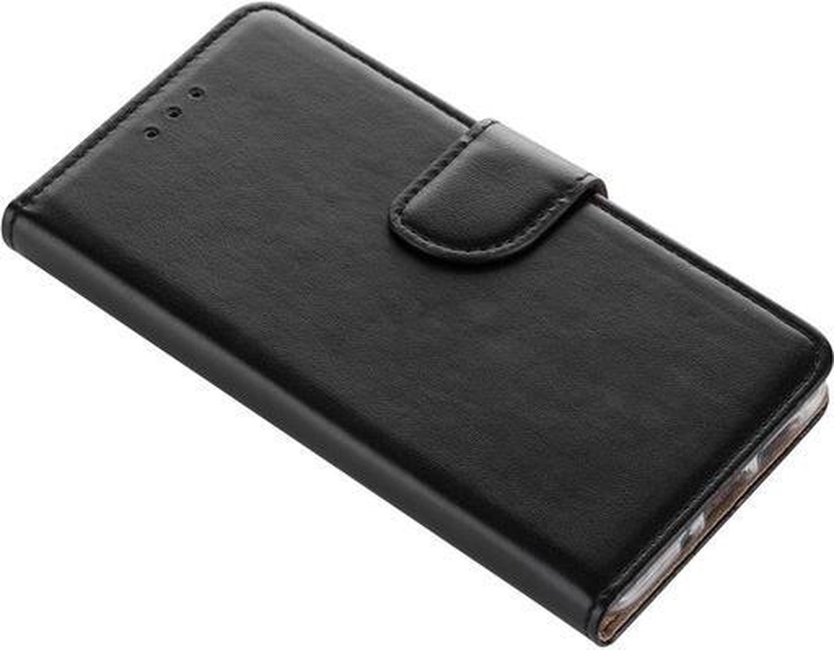 Combi Set Book Case Zwart en 2x Tempered Glass transparant voor Apple iPhone 7 Plus/ iPhone 8 Plus