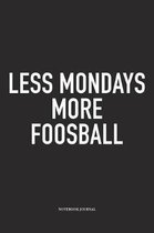 Less Mondays More Foosball