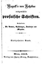 August von Kotzebues ausgewaehlte prosaische Schriften