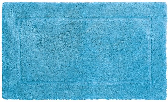 Casilin - Luxe Badmat Antislip 60 x 100 - Water absorberende Badkamermat - Wasbaar - Blauw
