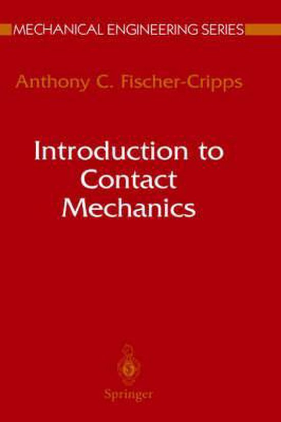 Boek "Introduction to Contact Mechanics" van Anthony C. Fischer-Cripps, met Springer logo.