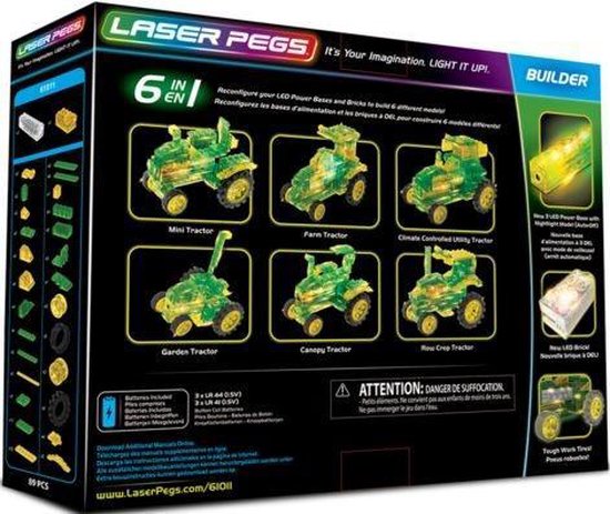 Tractor Laser Pegs in bol