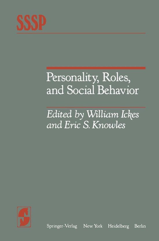 Behavioral Science and Psychology (R0) - Personality, Roles, ... - cover