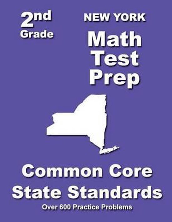 New York 2nd Grade Math Test Prep - cover