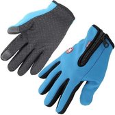 Winter grip Handschoenen - Antislip, Thermisch, Voor Aanraakschermen - Voor Mannen en Vrouwen Stijl 1 Blauw / S