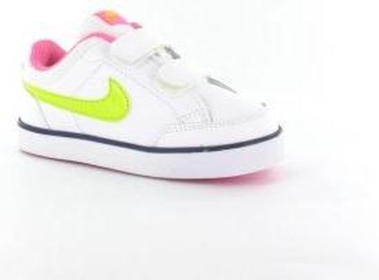 Nike Capri 3 Leather (TDV) - Sportschoenen - Kinderen - Maat 26 - Wit;Roze;Gif  Groen | bol.com
