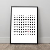 Zwart-wit poster squares (50x70cm)