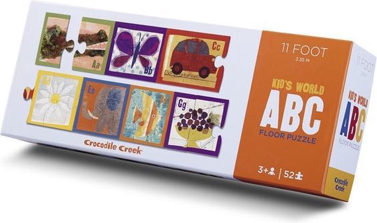 Uitwisseling vertaling Alternatief Crocodile Creek Vloerpuzzel ABC 52 Stukjes | bol.com