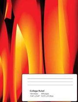 Abstract Flames Composition Notebook