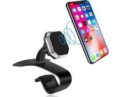 MK24 Magnetische Telefoon Auto Houder voor Dashboard – Met super sterk magneet & 360 graden verstelbaar – Geschikt o.a. voor uw iPhone 7 8 X XR XS MAX , Samsung Galaxy A7 A9 2018 S8 S9 Plus, Nokia 5 6 8, Huawei P20 Mate 20 Pro, LG, Sony etc.