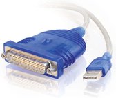 C2G 1.8m USB/DB25 Adapter USB 2.0 Wit