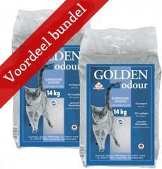 Pet-Earth Golden Odour - Litière pour chat - Parfaite pour les veaux - 2 x  14 kg | bol.com