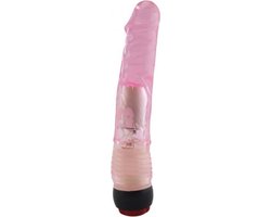 Power Escorts - Driller 07 - Dikke vette Realistische Vibrator - Dildo Vibrator - Vibrator voor Vrouwen - Vibrator Vrouw - Anaal Vibrator - Gspot vibrator - 21 cm - vette dikte 3 cm - BR38 - Heerlijk realistische Penis - gave Cadeaubox - Roze